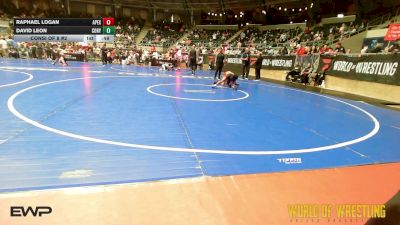 85 lbs Consi Of 8 #2 - Raphael Logan, Apex vs David Leon, Cory Clark Wrestling