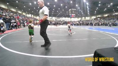 37 lbs Round Of 16 - Jiovani Rodriguez, Victory Wrestling-Central WA vs Hunter Quinliven, Willits Grappling Pack