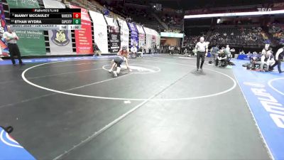 126 Class 3 lbs Champ. Round 1 - Manny McCauley, Warrenton vs Ethan Wydra, Capital City