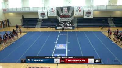 STUNT - Hiram (#2) vs. Muskingum (#3), Hiram (#2) vs. Muskingum (#3) vs. - D3 Day 2