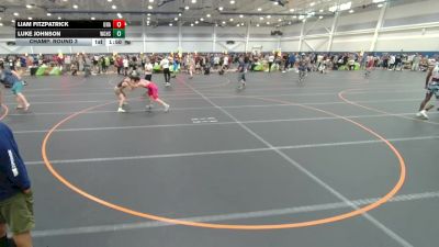 144 lbs Champ. Round 3 - Liam Fitzpatrick, Unattached vs Luke Johnson, Unattached