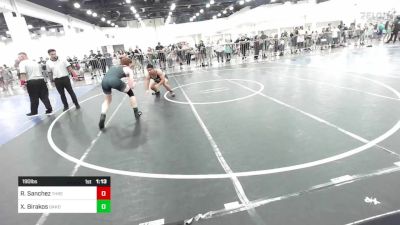 190 lbs Round Of 16 - Ryan Sanchez, Threshold WC vs Xander Birakos, Oakdale, Wrestling