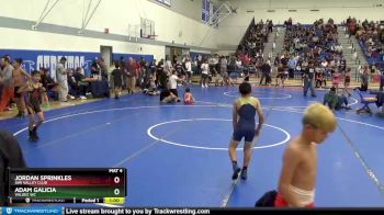 71 lbs Round 5 - Jordan Sprinkles, Simi Valley Club vs Adam Galicia, Valdez WC