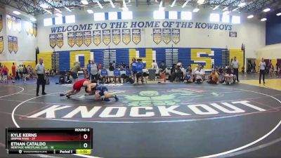 126 lbs Round 6 (8 Team) - Kyle Kerns, Griffin Fang vs Ethan Cataldo, Heritage Wrestling Club