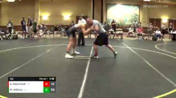 195 lbs Round 2 (4 Team) - Maddox Wilkins, Terminator Wrestling Academy vs Alex Macintosh, The Untouchables Black