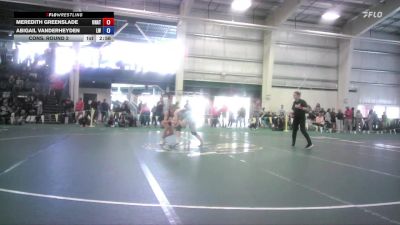 124 lbs Cons. Round 2 - Meredith Greenslade, Unattached vs Abigail Vanderheyden, Lindsey Wilson