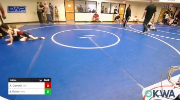 55 lbs Quarterfinal - Achilles Cawyer, Jay Wrestling Club vs Johnny Kane, Barnsdall Youth Wrestling