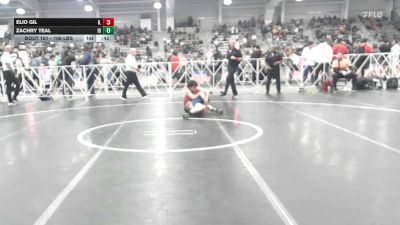 106 lbs Consi Of 8 #2 - Elio Gil, IL vs Zachry Teal, ID