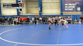 184 lbs Champ. Round 2 - Tucker Vician, Trinity (ct) vs Jamie Evarts, Williams College