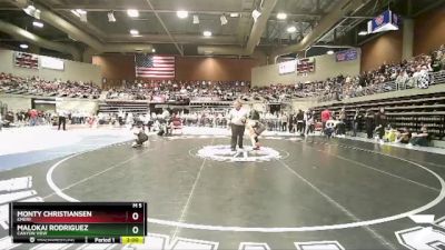 Champ. Round 1 - Monty Christiansen, Emery vs Malokai Rodriguez, Canyon View