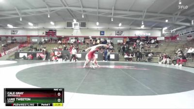 285 lbs 3rd Place Match - Cale Gray, Indianapolis vs Luke Tweeton, UMary