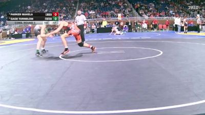 D2-150 lbs Cons. Round 3 - Gage Turnblom, Fenton vs Parker Makela, Linden