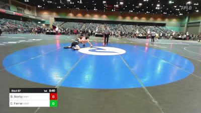 165 lbs Round Of 32 - Banks Norby, Western Wyoming vs Caleb Farrar, UNATT-Utah Valley