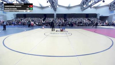 105-M lbs Semifinal - Christopher Weiner, Team Tugman vs Douglas Hazel, Henlopen Hammers