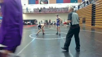 132 lbs Champ. Round 1 - Rory Benson, South Eugene vs Billy Bruner, Sandy