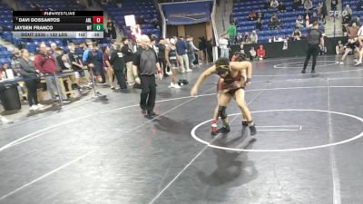 132 lbs Consi Of 4 - Davi DosSantos, Arlington vs Jayden Franco, Whittier