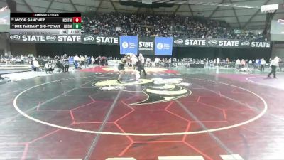 Boys 3A 215 lbs Champ. Round 2 - Jacob Sanchez, North Central vs Dre Tarrant Sio-Fetaui, Lincoln (Tacoma)