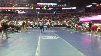 1A-285 lbs Champ. Round 2 - Keegan Long, Earlham vs Hayden Cantrell, Louisa-Muscatine