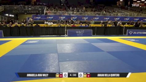 Annabella Avah Wiley vs Anaiah Bella Quintero 2026 Pan Kids Jiu-Jitsu IBJJF Championship