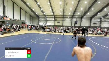 132 lbs Consi Of 8 #2 - Ricardo Lara, Independent vs Hudsen Mickelson, Lovell