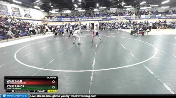 149 lbs Champ. Round 2 - Cole Ramos, Concordia (WI) vs Zach Kolb, Elmhurst University