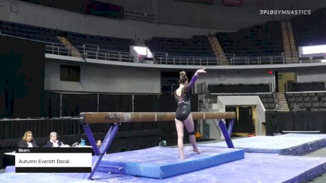 Autumn Everett Decal Gymnastics - Beam - 2022 Elevate the Stage Huntsville presented by SportsMED & Crestwood