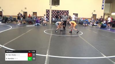 80 lbs Rr Rnd 2 - Maddox Van Slyke, CRWC K-8 vs Damien Kemble, Louisville WC K-8