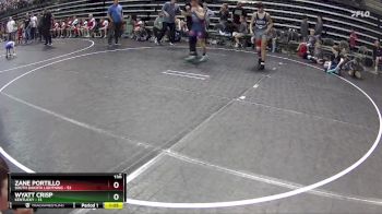 130 lbs Semis & 1st Wrestleback (8 Team) - Zane Portillo, South Dakota Lightning vs Wyatt Crisp, Kentucky