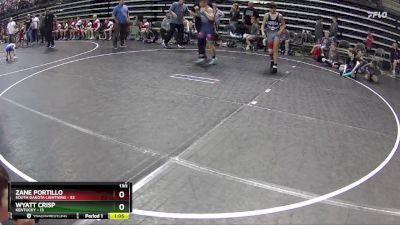 130 lbs Semis & 1st Wrestleback (8 Team) - Zane Portillo, South Dakota Lightning vs Wyatt Crisp, Kentucky