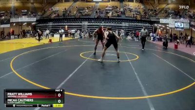 184 lbs Champ. Round 2 - Pratt Williams, Western Colorado vs Micah Cauthers, Cloud County CC