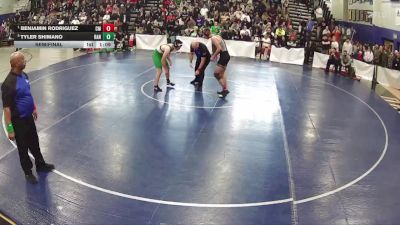 165 lbs Semifinal - Benjamin Rodriguez, Cimarron Memorial vs Tyler Shimano, Rancho