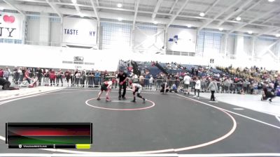 102 lbs Champ. Round 1 - Haydon Caufield, Warrior Warehouse Wrestling vs Tanner Foster, WRCL Wrestling Club