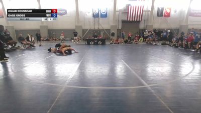 190 lbs Julian Rousseau, Connecticut vs Gage Gross, Wisconsin
