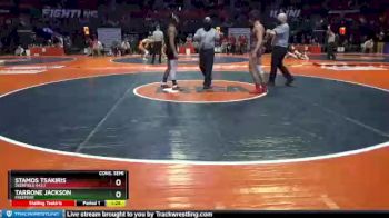 2A 152 lbs Cons. Semi - Stamos Tsakiris, Deerfield (H.S.) vs Tarrone Jackson, Freeport