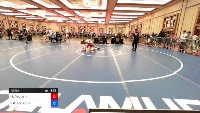 120 lbs Quarterfinal - Luke Young, Pa vs Kamdyn Borrero, Pa