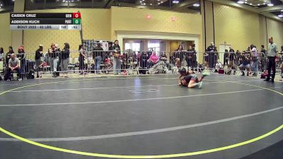 62 lbs Consi Of 8 #2 - Caiden Cruz, Grindhouse WC vs Addison Kuch, Portland Mat Club