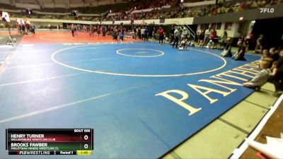 National K-2 52 Round 3 - Brooks Fawber, Midlothian Miners Wrestling Cl vs Henry Turner, Williamsburg Wrestling Club