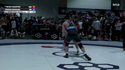 61 kg Champ. Rd Of 128 - Wyatt Stauffer, Blair Academy vs Keenan Enriquez, Silverback Wrestling Club