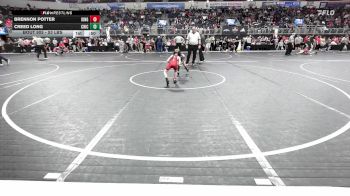 53 lbs Round Of 16 - Brennon Potter, King Select Wrestling vs Creed Long, Chickasha Youth Wrestling