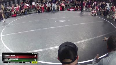 80 lbs Semis & 1st Wrestleback (8 Team) - Grady Kirk, Minnesota Maroon vs Max Kessinger, Indiana Gold