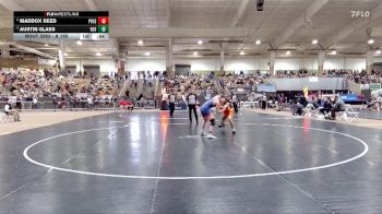 A 150 lbs Cons. Round 2 - Maddox Reed, Pigeon Forge High School vs Austin Glass, Volunteer High School