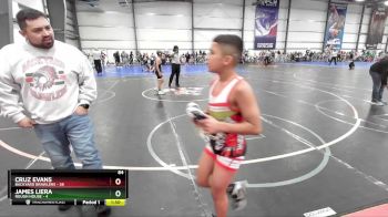 84 lbs Rd# 1 9:00am Friday - Cruz Evans, Backyard Brawlers vs James Liera, Rough House