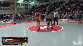 126 lbs Champ. Round 2 - Carissa Qureshi, Marina vs Sofia Trujillo, La Serna