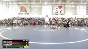 106 lbs Champ. Round 2 - Link Backus, Anarchy Wrestling vs Nate Miller, Club Not Listed