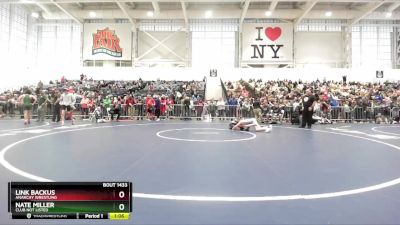 106 lbs Champ. Round 2 - Link Backus, Anarchy Wrestling vs Nate Miller, Club Not Listed