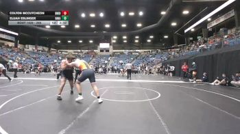 285 lbs Champ. Round 3 - Colton Mccutcheon, Doane University vs Elijah Eslinger, Baker (Kan.)