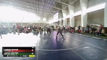 187 lbs Champ Round 1 (16 Team) - Landon Weaver, Mat Demons vs JOSHUA WOOTEN, West Coast Riders