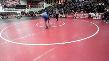 132 lbs Champ. Round 2 - Tyler Mason, La Mirada vs Slayter Teves, MoanaLua