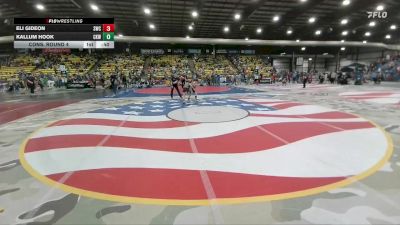 75 lbs Cons. Round 4 - Eli Gideon, Sidney Wrestling Club vs Kallum Hook, Cobbler Kids Wrestling