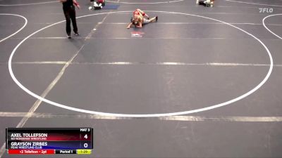 98 lbs Semifinal - Axel Tollefson, No Nonsense Wrestling vs Grayson Zirbes, Peak Wrestling Club